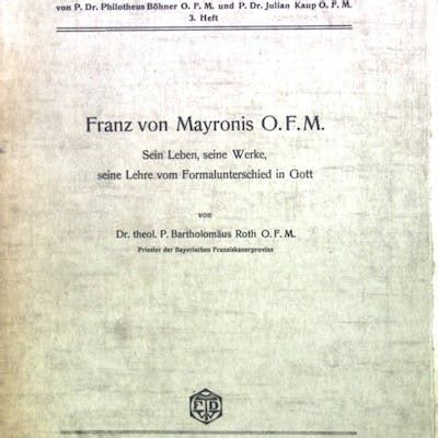 Franz von mayronis, sein leben, seine werke, seine lehre vom formalunterschied in gott. - Pre engineered building portal frame design manual.