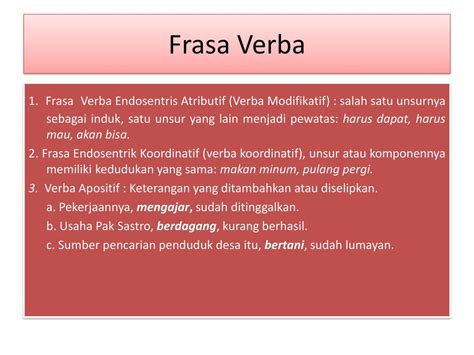 Frasa Verba Contoh