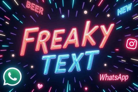 Freaky text.  Freaky text generator quickly transforms plain text into ...