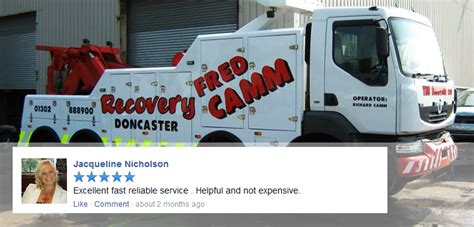 Fred Camm Recovery Ltd, Doncaster Breakdown Recovery - Yell