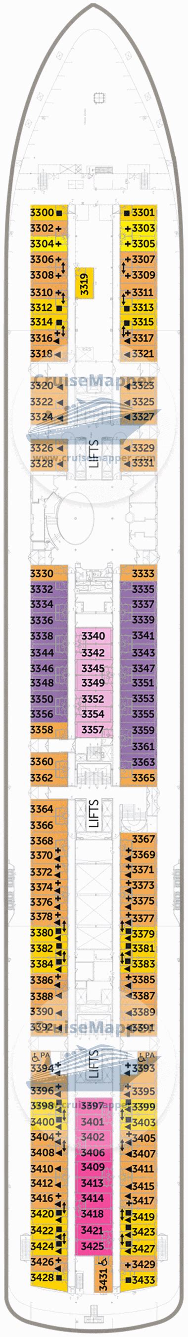 Fred Olsen Bolette deck plan CruiseMapper