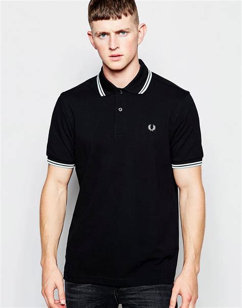 Fred Perry Polo Shirt Black & White M3600 Size XXL MSRP - eBay