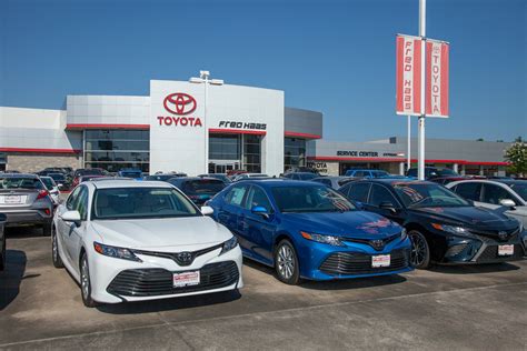 Fred haas toyota country. Take in the 2024 Toyota Camry for yourself at Fred Haas Toyota Country. We're located at 22435 SH-249, Houston, TX, 77070 and proudly serve the Tomball, Spring, Houston, The Woodlands, and Cypress areas. You can also give us a call at (281) 738-1517 for any questions about our new Toyota inventory or how to apply for financing.Don't forget that … 