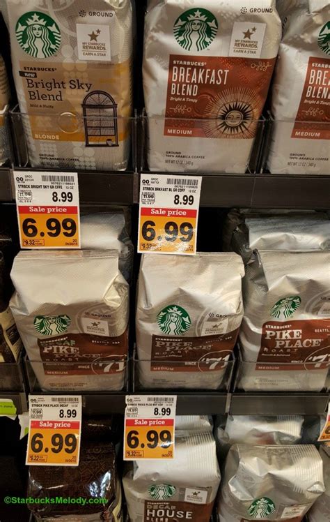 SNAP EBT. Starbucks® French Roast Dark Roast K-Cup® Coffee Pods. 10 pk / 4.2 oz | 9 more sizes | 23 more flavors. Coupon: $6.99. View Offer. Sign In to Add. $1099 $11.99. SNAP EBT. Starbucks® Pike Place® Medium Roast Coffee Pods for Nespresso Vertuo Machines.. 