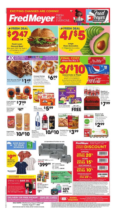 Fred meyer store ad. Make Fredmeyer in Kirkland your one-stop place to shop and save! Shop Pickup & Delivery Deals. Fred Meyer Kirkland. 12221 120th Ave NE, Kirkland, WA, 98034. (425) 820-3200. Need to find a Fredmeyer grocery store near you? 