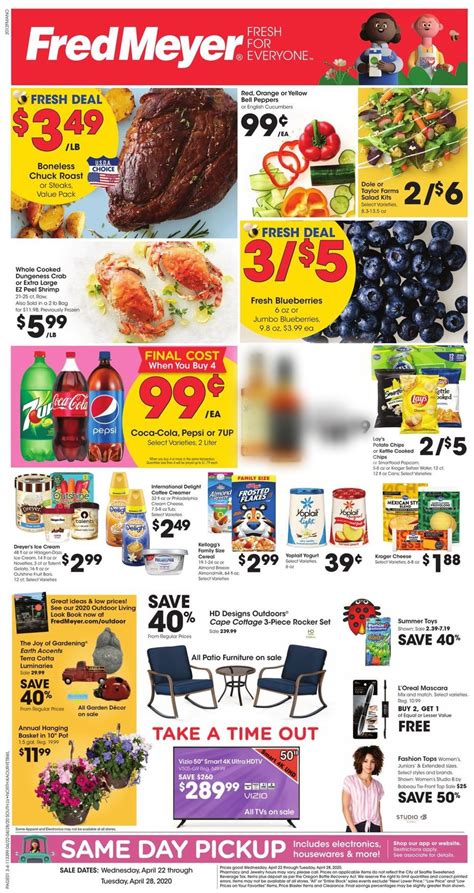 View the full Fred Meyer Weekly Ad for this week and the Fred Me