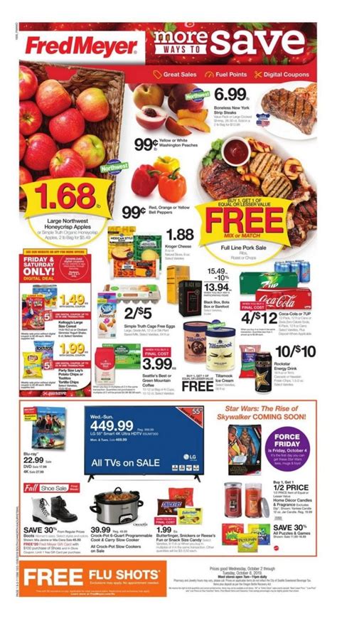 Weekly Ad & Flyer Fred Meyer. Ends today. 