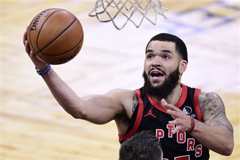 Fred VanVleet is seen above during practice ahead of Game 5 of the 2019 NBA Finals. The Raptors' point guard's poise and resilience come as no surprise to those who know him best. (Chris Young/The .... 