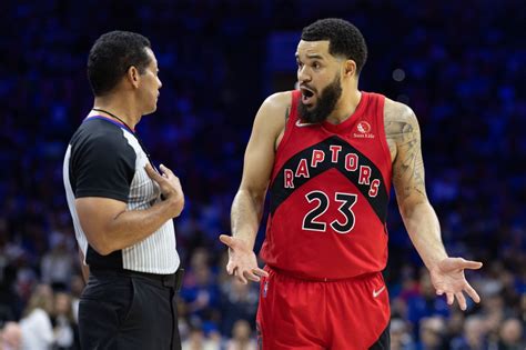 54.0. 2022-23 Regular Season. Overview Stats Game Log Splits Bio. Fred VanVleet has played 7 seasons for the Raptors. He has averaged 14.6 points, 5.3 assists and 3.3 rebounds in 417 regular-season games. He was selected to play in 1 All-Star game, and has won 1 NBA championship.. 