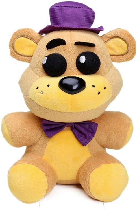DOGIACO Golden Freddy Purple Hat 7'' Stuffed Animal with Keychain (in Stock US) Toy Golden Fazbear Plushie Soft/Fazbear Collectible Figure/F-N-A-F Nightmare/Freddy Plush Toys. 13. 200+ bought in past month. $1298. Typical: $14.99.. 