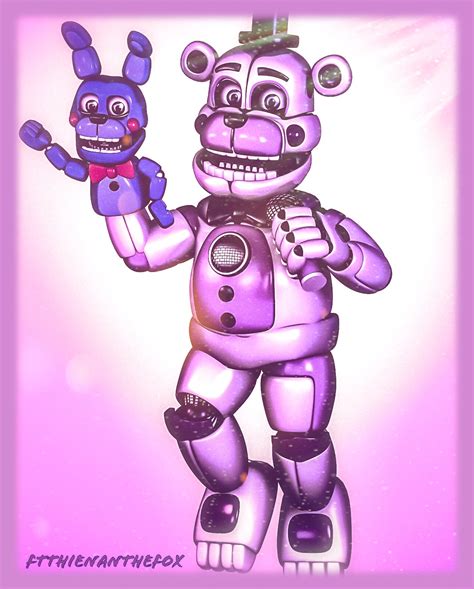 While they're physically connected, they're both able to operate without the other. So he's more of an extension on Ft Freddy. i would say seperate, due to night three, and bon-bon moving on his own. in night 3 of sl, BonBon is active while freddy seemingly isnt. so theyre probably seperate entities.. 