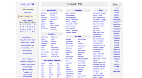 Frederick craigslist jobs. craigslist provides local classifieds and forums for jobs, housing, for sale, services, local community, and events 