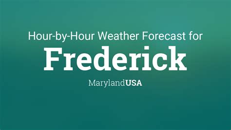 Frederick md weather hourly. Be prepared with the most accurate 10-day forecast for Mount Airy, MD with highs, lows, chance of precipitation from The Weather Channel and Weather.com 
