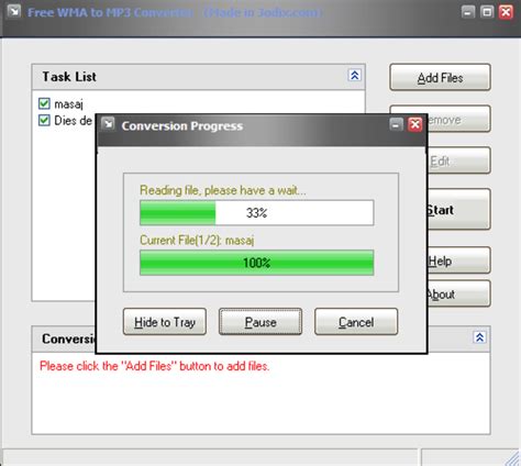 Free WMA MP3 Converter for Windows