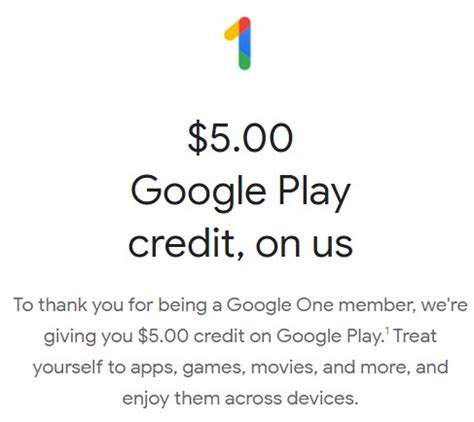 Free $5 google play credit. Google Pay ( Apple, Android) is currently offering a $5 credit towards whatever your next in-app or in-store purchase is when you add your PayPal account. This credit will automatically apply to an eligible transaction, and you’ll have 14 days to redeem it. Please note: only the first linking of a PayPal account to Google Pay account will ... 