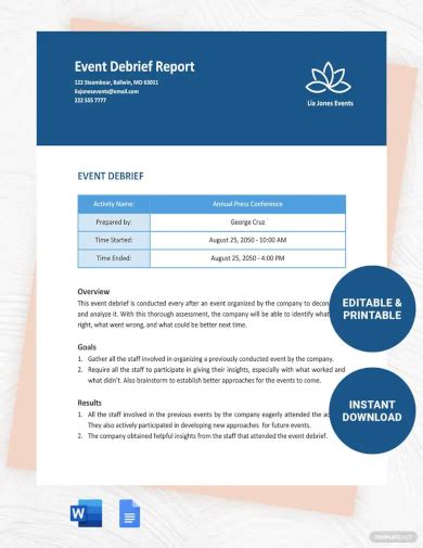 Free 10 Event Report Samples In Google Docs Pages Ms Word Pdf