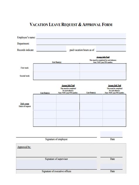 Free 11 Sample Leave Request Forms In Pdf Ms Word Excel