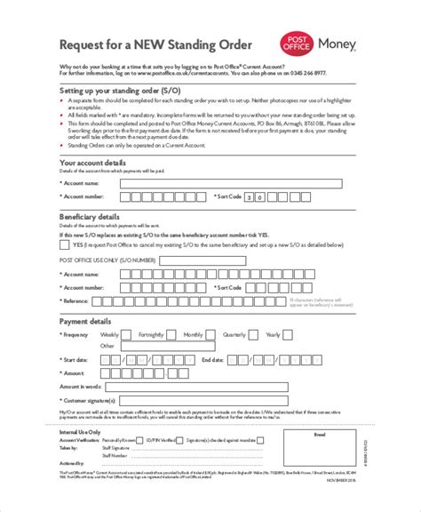 Free 11 Sample Money Order Forms In Ms Word Pdf