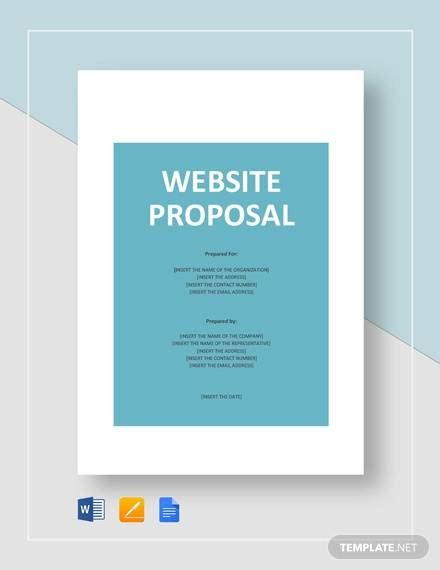 Free 11 Website Design Proposal Templates In Pdf Ms Word Pages Google Docs