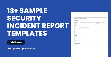 Free 13 Sample Security Incident Reports In Ms Word Pages Google Docs Pdf