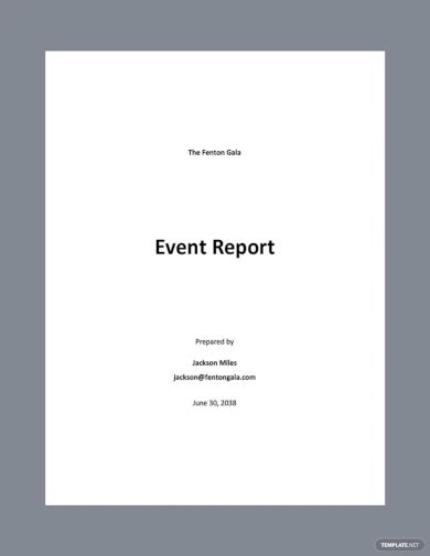 Free 15 Event Report Examples Templates Download Now Examples