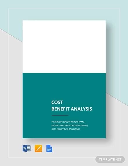 Free 19 Cost Benefit Analysis Templates In Google Docs Ms Word Pages Pdf
