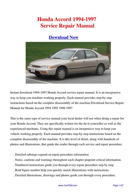 Free 1997 accord service manual pdr. - Isuzu petrol engine 6vd1 3 2 jackaroo rodeo repair manual.