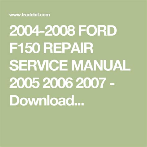 Free 2004 ford f150 service manual. - En torno a las ideas literarias de mayans.