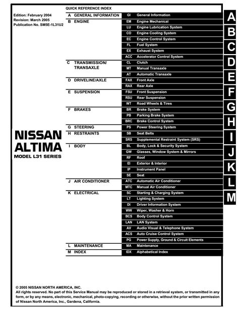 Free 2005 nissan altima service manual. - Atmae certification study guide for ctp.