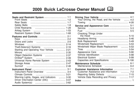 Free 2009 buick lacrosse owners manual. - Genopbyggelsen er større end selve skabelsen.