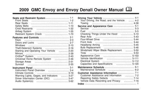 Free 2009 gmc envoy owners manual. - Verbraucherschutz durch [paragraphen] 9 abs. 3 vkrg im finanzierungsleasing.