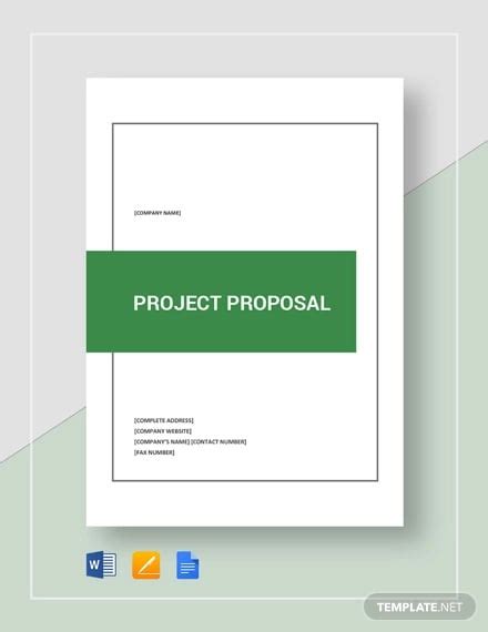 Free 22 Sample Project Proposal Templates In Google Docs Ms Word Page Pdf