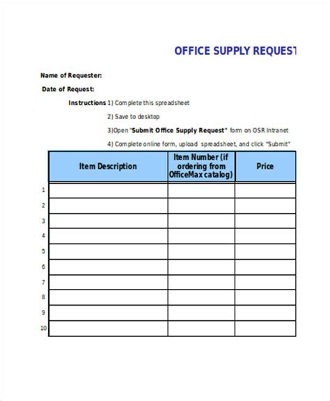 Free 27 Requisition Forms In Excel