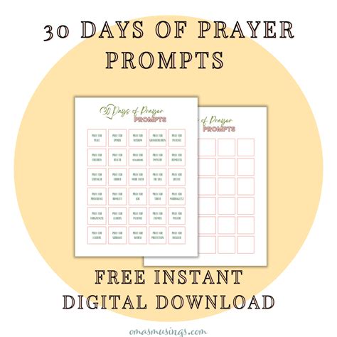 Free 30 day prayer request.  You may submit another request at the end ...