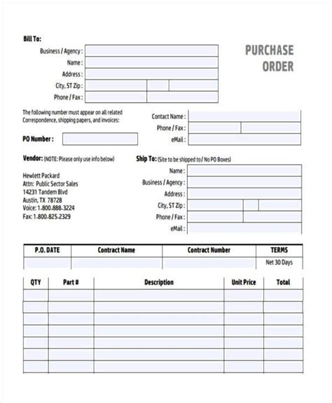 Free 39 Blank Order Forms In Pdf Ms Word Excel