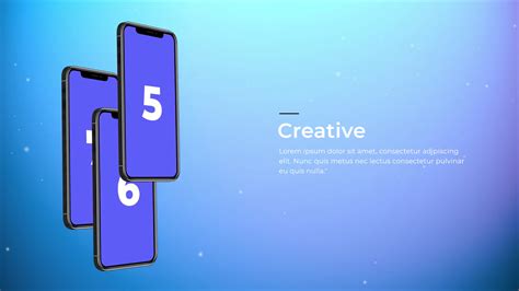 Free 3D App Promo After Effects Template Snail Motion