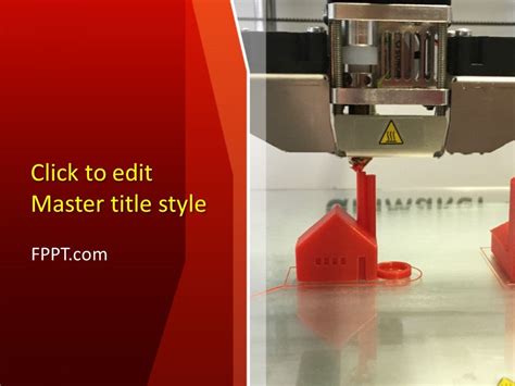 Free 3D Printer PowerPoint Template Free PowerPoint Templates