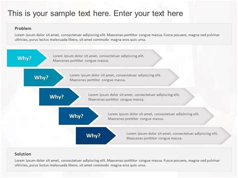 Free 5 Why Analysis PowerPoint Template SlideUpLift