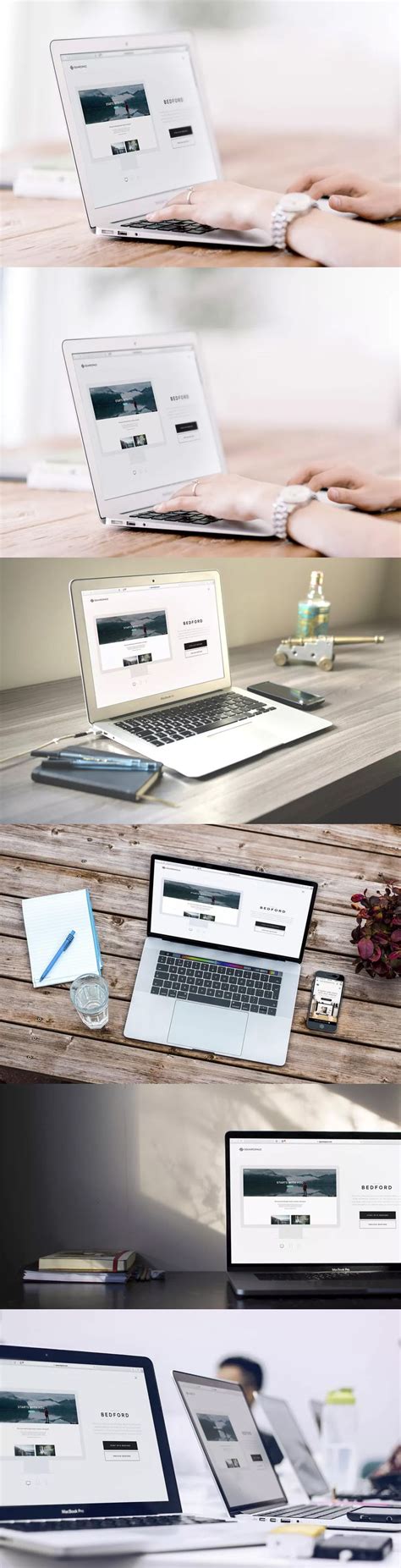 Free 77+ Macbook Laptop Display Web App MockUp PSD File