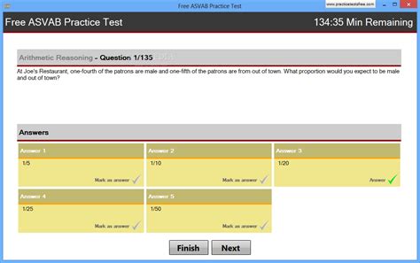 Free ASVAB Practice Test