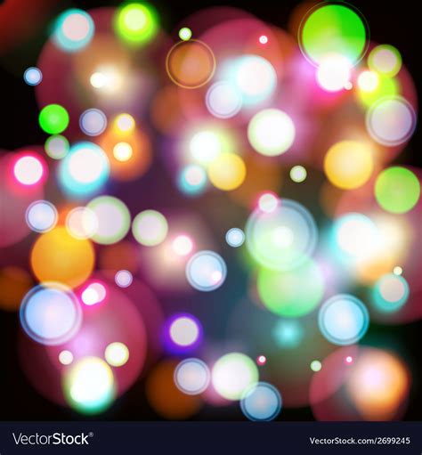 Free Abstract Colorful Bokeh Lights Background Design