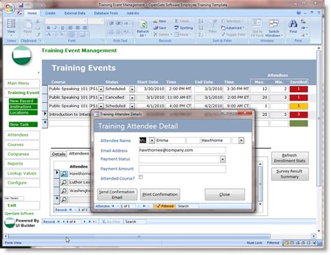 Free Access Database Templates Of Microsoft Access Templates