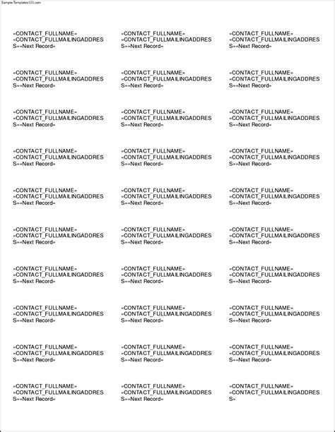 Free Address Label Templates How To Create Labels In Word