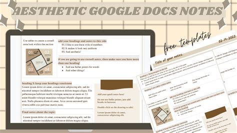 Free Aesthetic Note Template Template In Google Docs