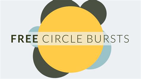Free After Effects Template Circle Burst Assets