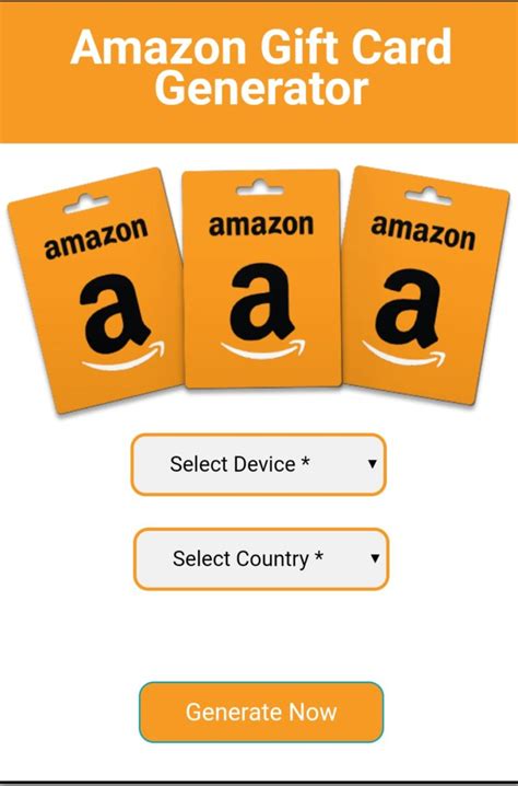 Free Amazon Gift Card Codes Generator