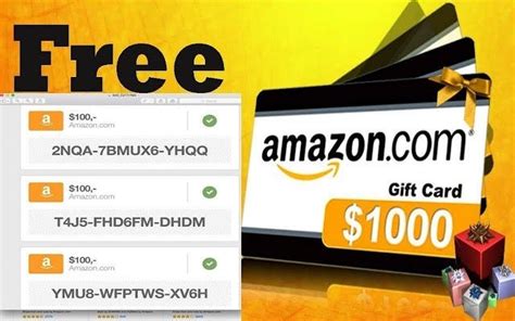 Free Amazon Gift Codes Generator 2018