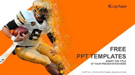 Free American Football Game Powerpoint Template Designhooks