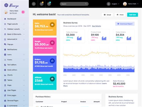 Free And Premium Bootstrap 4 Admin Templates 2021