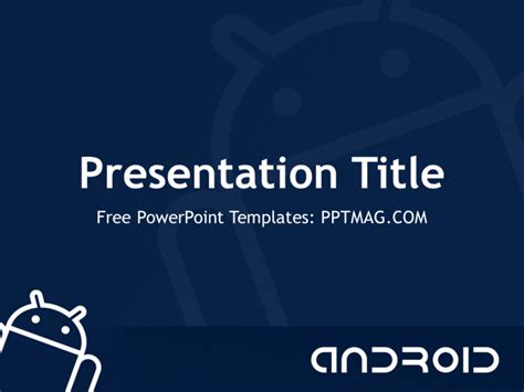 Free Android Powerpoint Template Pptmag